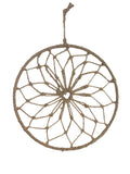 Makramee Loop 28cm mit Flechtmuster