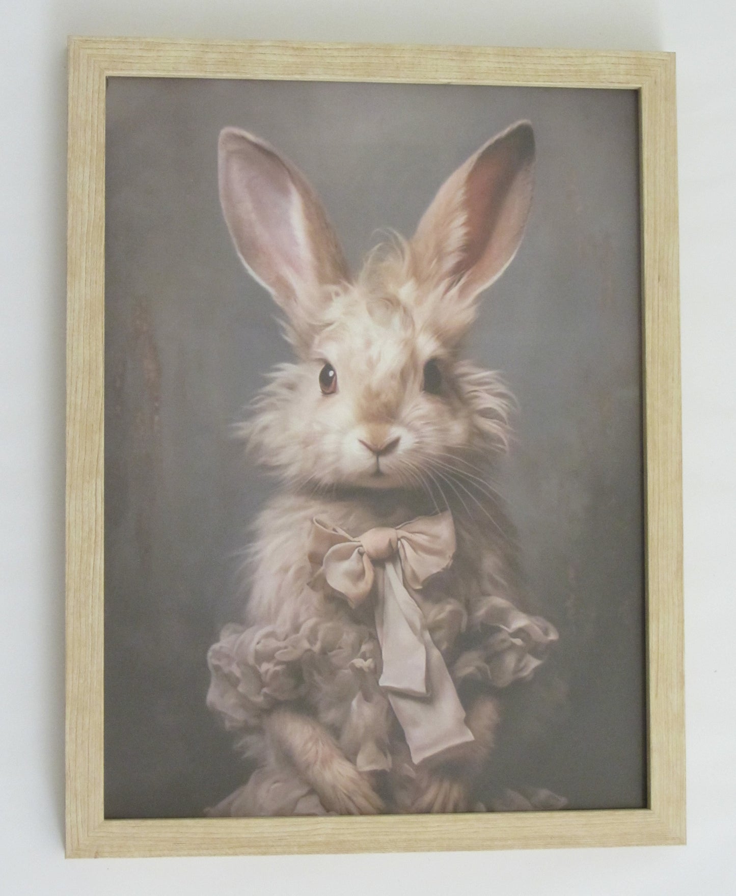 Ostern Hasen Bild 43 x 33cm gerahmt braun Design 1