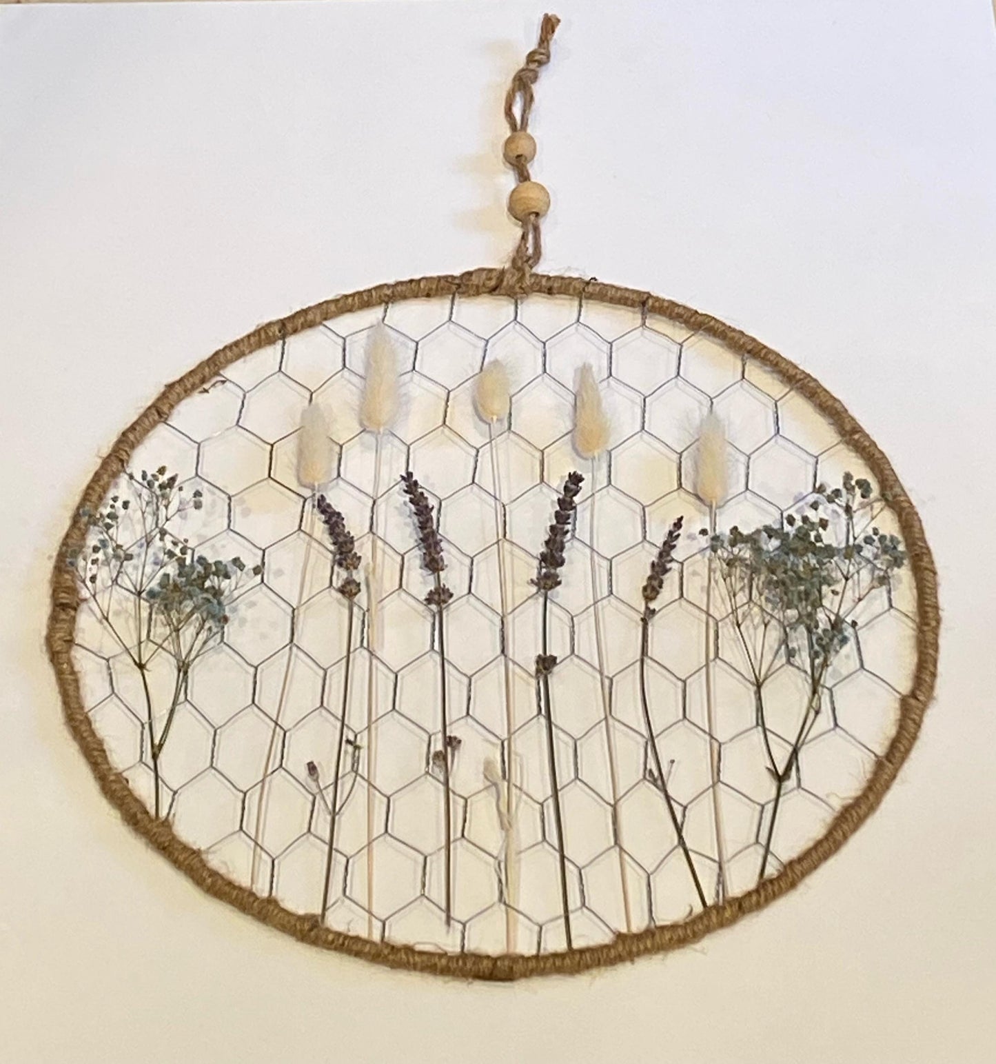 Loop 40 cm mit Trockenblumen