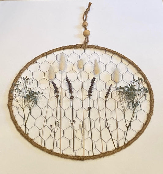 Loop 40 cm mit Trockenblumen